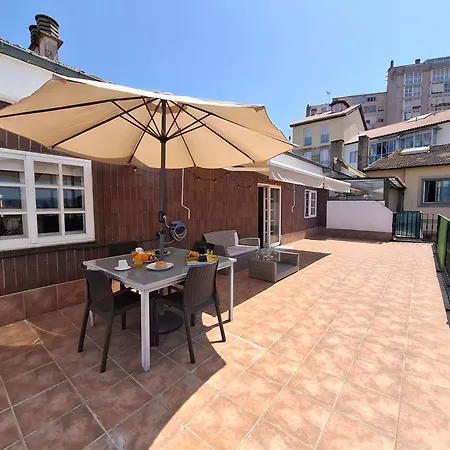 Luna - Disfruta De En Piso Con Terraza En El Casco Historico Lejlighed Ourense